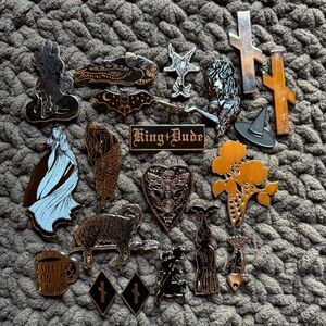Goth Assorted Enamel Pins Collection